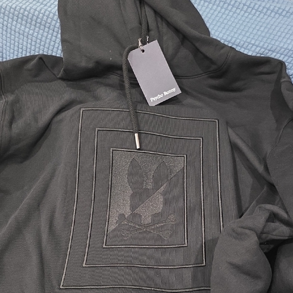 Psycho Bunny Oak City Lightweight Tonal Embroidered Logo Hoodie

Size XL